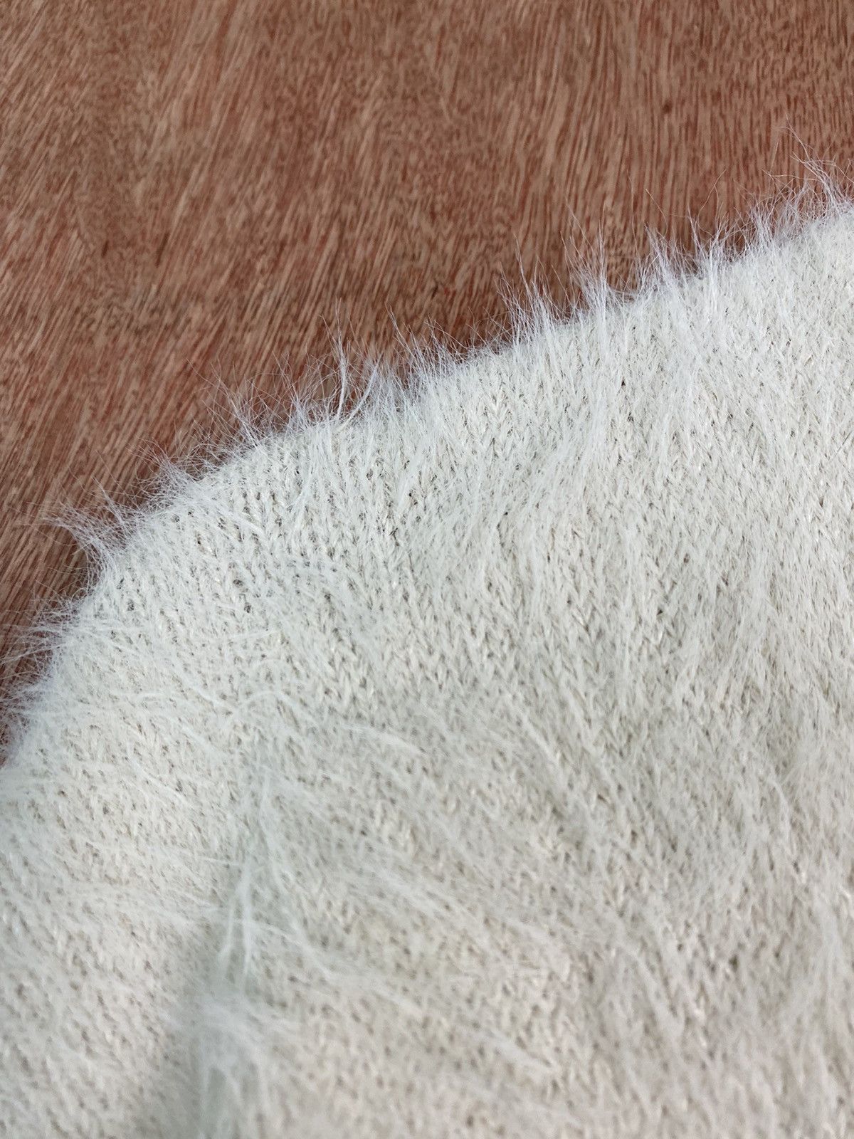 Homespun Knitwear × Japanese Brand DLS Spray Premium Shag Shaggy Fur Mohair Knitwear #BB598 Size M / US 6-8 / IT 42-44 - 4 Thumbnail