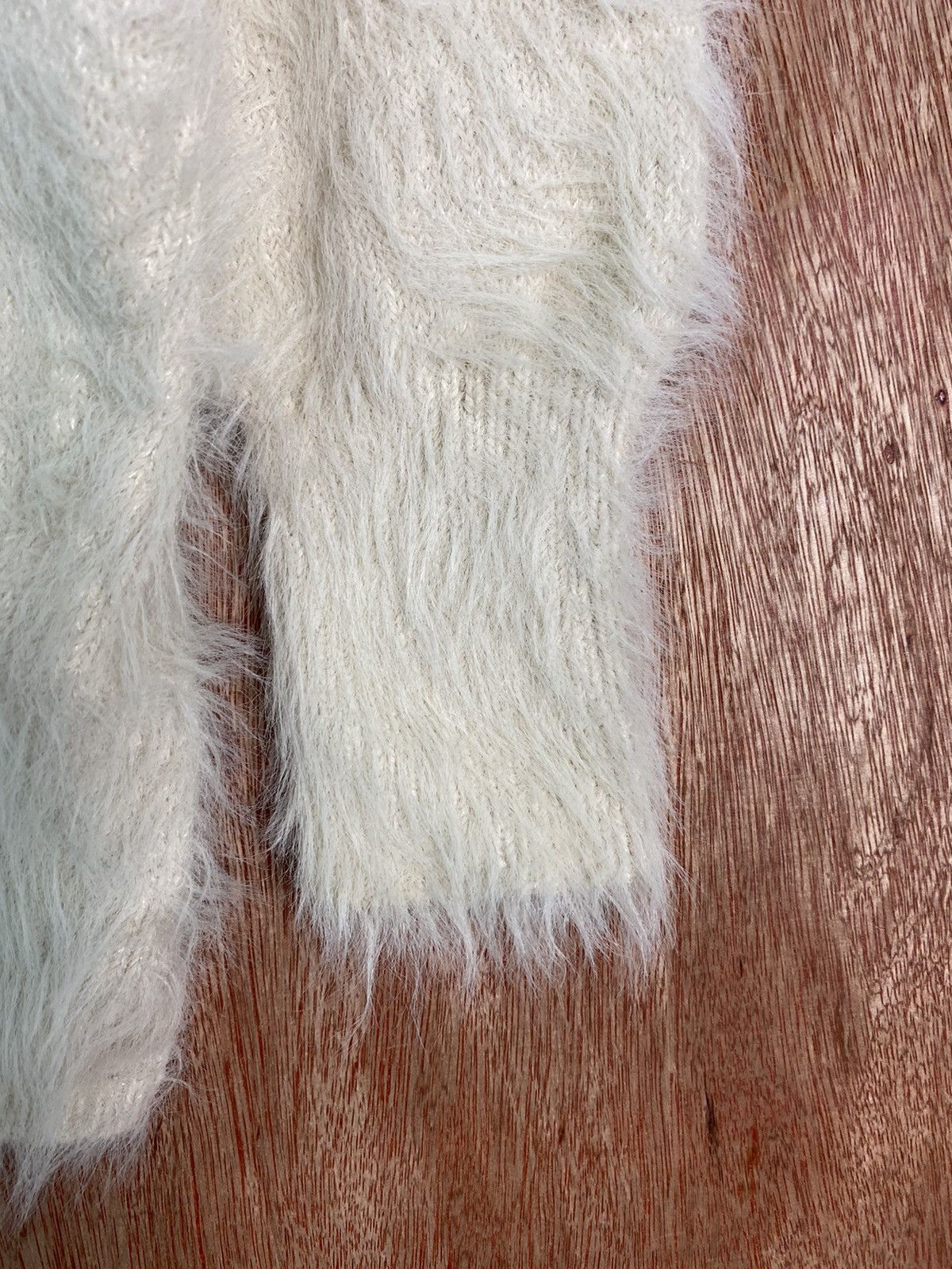 Homespun Knitwear × Japanese Brand DLS Spray Premium Shag Shaggy Fur Mohair Knitwear #BB598 Size M / US 6-8 / IT 42-44 - 6 Thumbnail