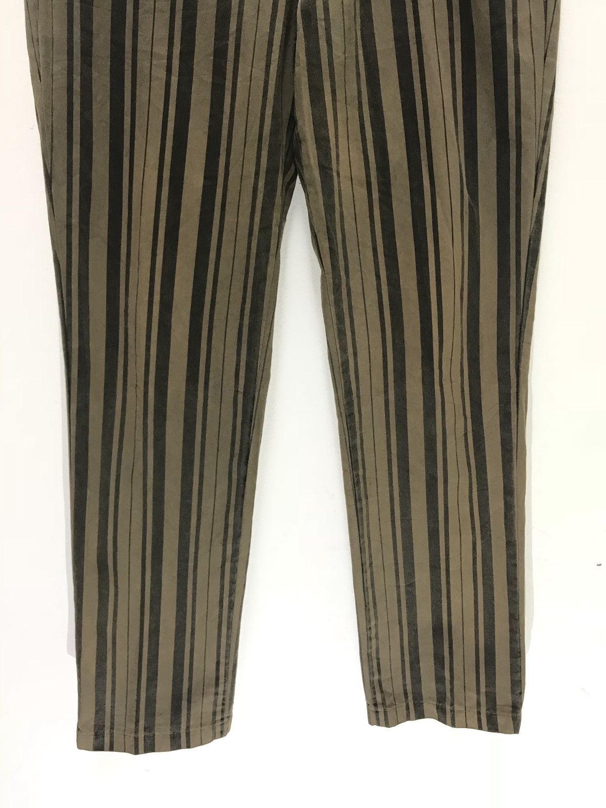Japanese Brand Made in Japan Blue Way Striped Pant Jailer Regular Size US 33 - 2 Thumbnail
