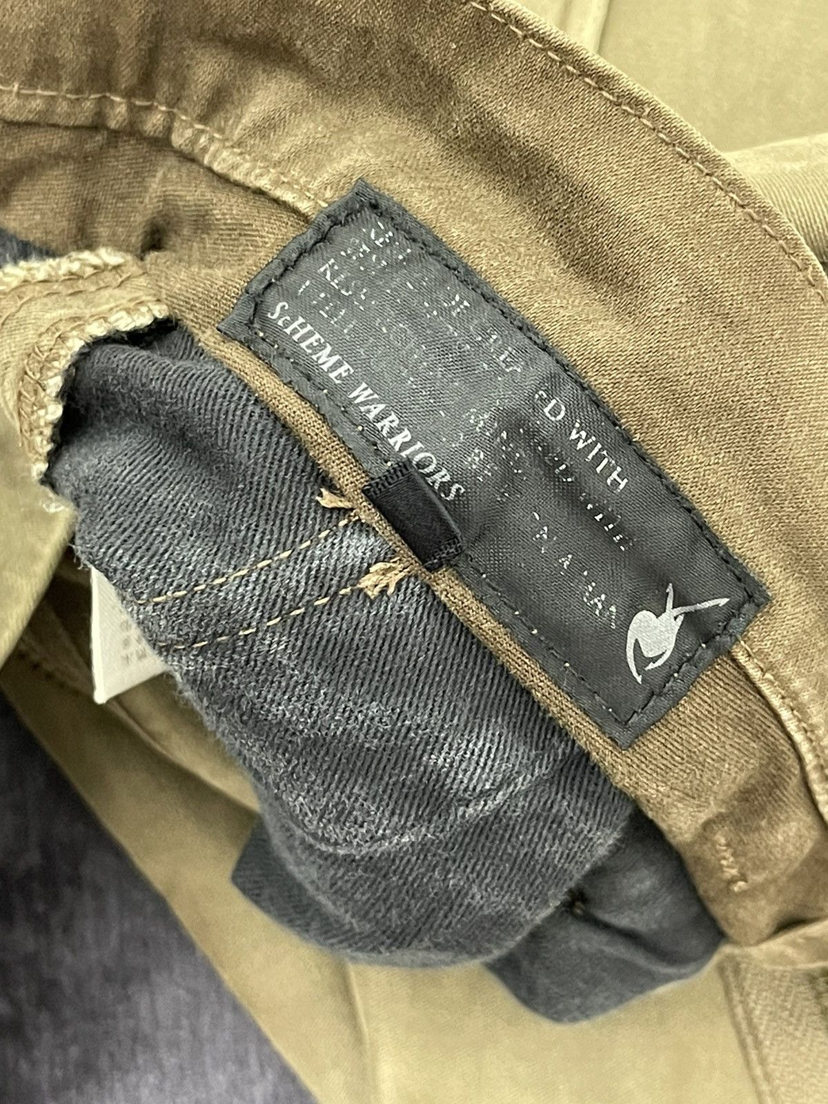Japanese Brand Flare Cargo Moleskin Scheme Warriors Multi Pockets 4🟦4 Size US 30 / EU 46 - 19 Thumbnail