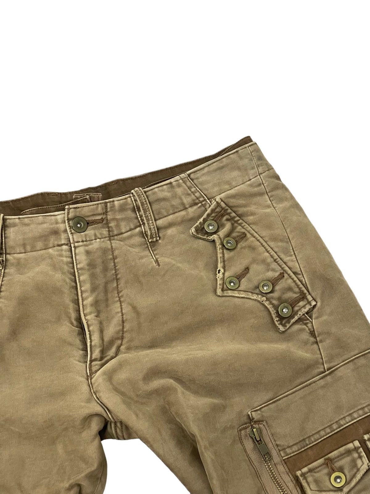 Japanese Brand Flare Cargo Moleskin Scheme Warriors Multi Pockets 4🟦4 Size US 30 / EU 46 - 9 Thumbnail