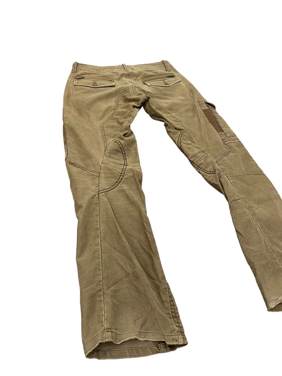 Japanese Brand Flare Cargo Moleskin Scheme Warriors Multi Pockets 4🟦4 Size US 30 / EU 46 - 12 Thumbnail