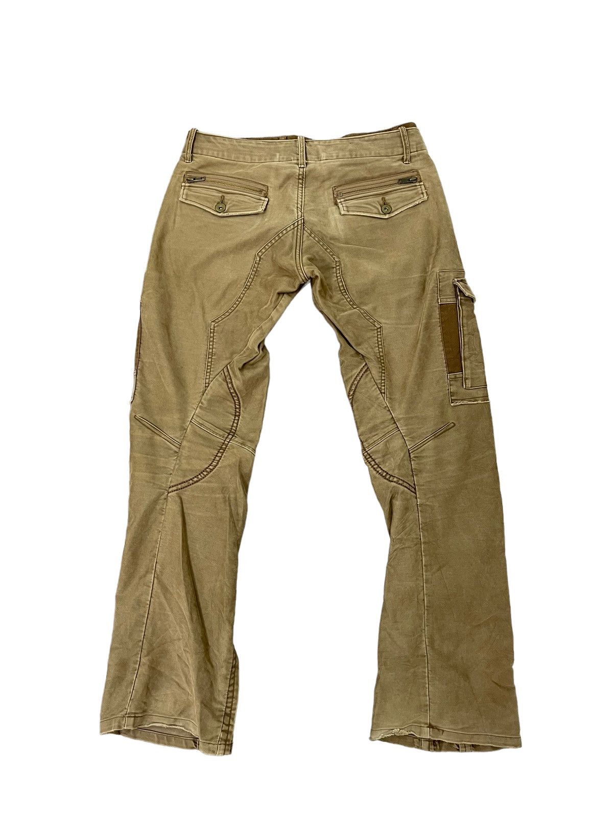 Japanese Brand Flare Cargo Moleskin Scheme Warriors Multi Pockets 4🟦4 Size US 30 / EU 46 - 11 Thumbnail