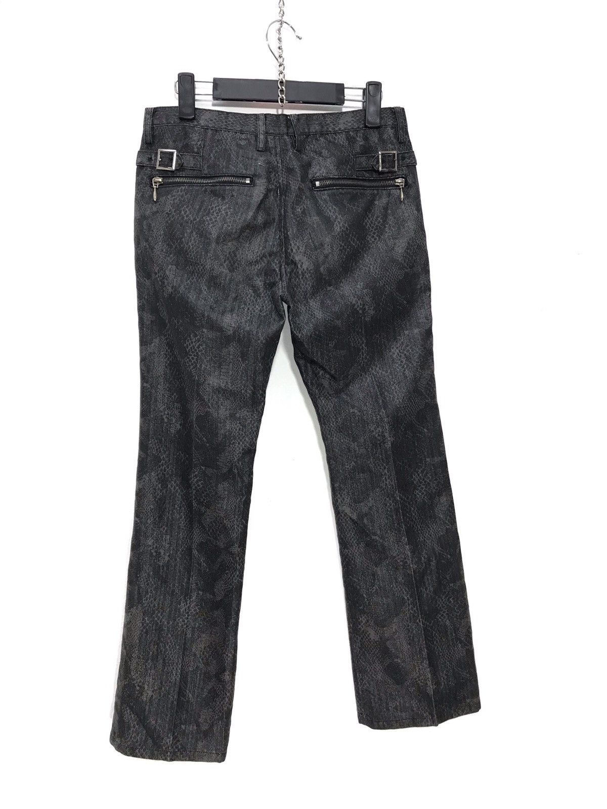 Japanese Brand Semantic Design Python Full Patterns Low Rise Pant