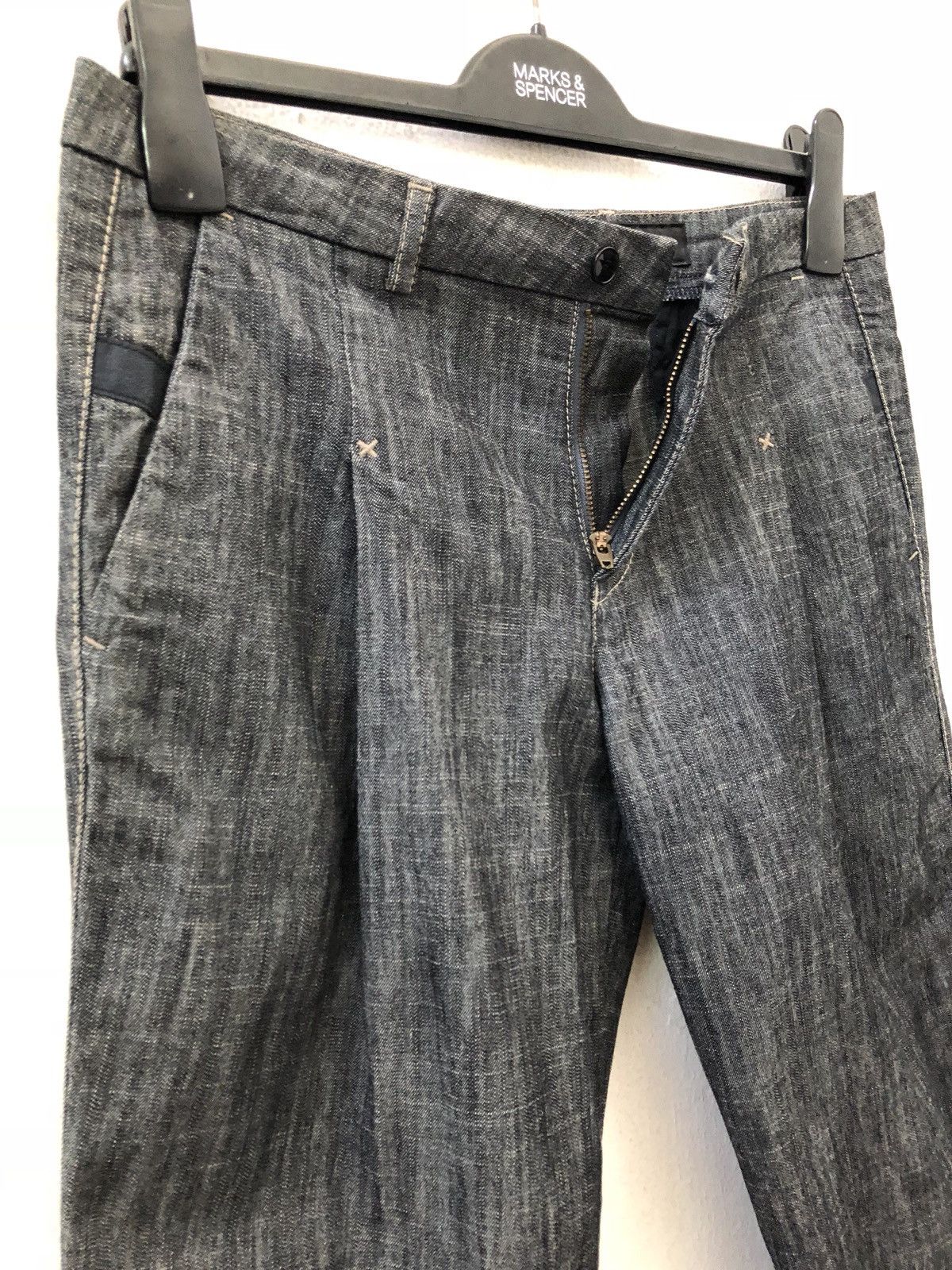 Marithe + Francois Girbaud MFG Made in Japan Buttoned Zipper Hem Denim Size US 30 / EU 46 - 6 Thumbnail