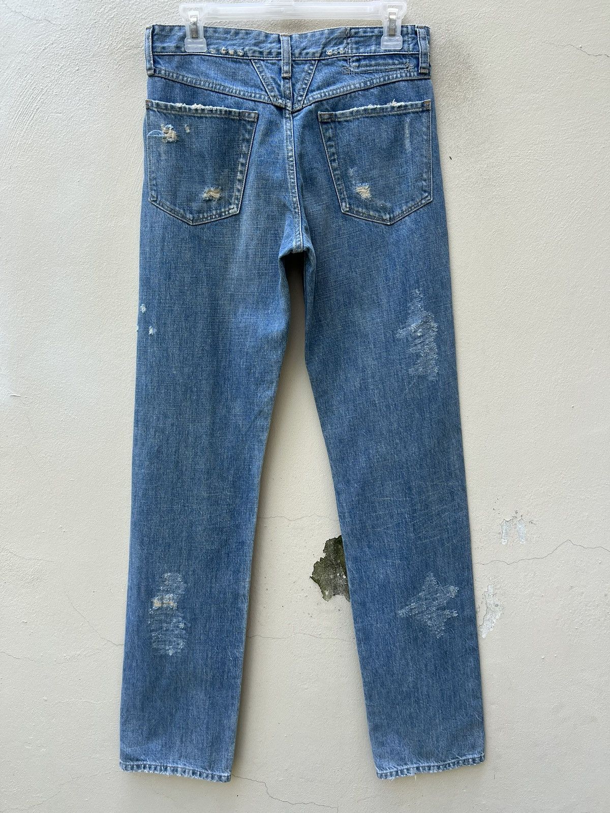 Marithe + Francois Girbaud Vintage Marithe Francois Girbaud Rips Distressed Denim Jeans Size US 29 - 15 Thumbnail