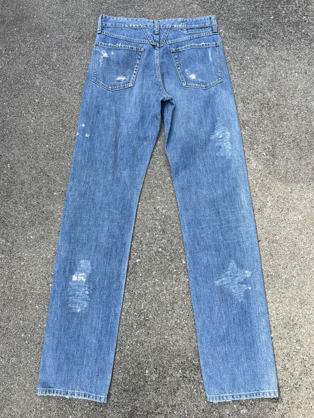 Marithe + Francois Girbaud Vintage Marithe Francois Girbaud Rips Distressed Denim Jeans Size US 29 - 5 Thumbnail