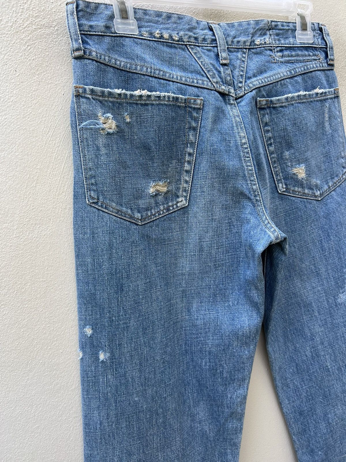 Marithe + Francois Girbaud Vintage Marithe Francois Girbaud Rips Distressed Denim Jeans Size US 29 - 16 Thumbnail