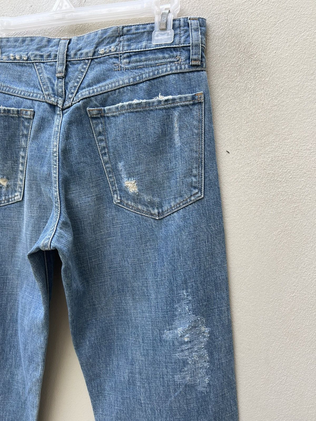 Marithe + Francois Girbaud Vintage Marithe Francois Girbaud Rips Distressed Denim Jeans Size US 29 - 18 Thumbnail