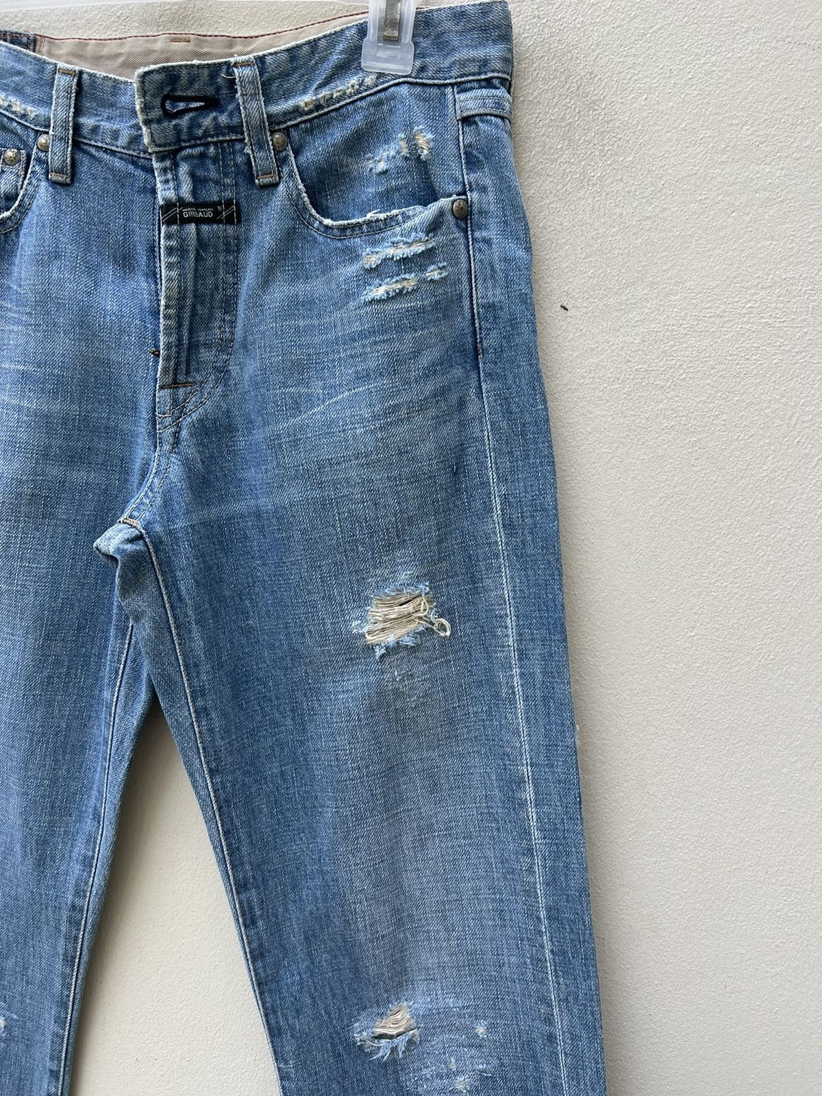 Marithe + Francois Girbaud Vintage Marithe Francois Girbaud Rips Distressed Denim Jeans Size US 29 - 10 Thumbnail