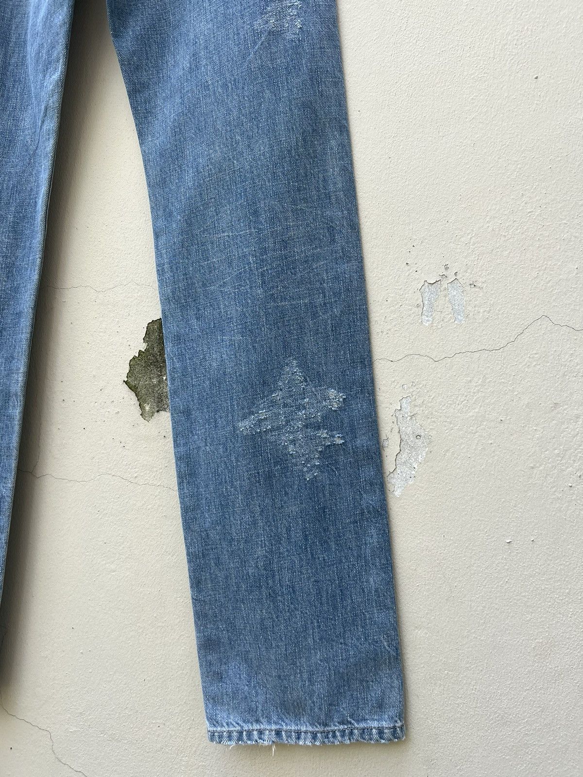 Marithe + Francois Girbaud Vintage Marithe Francois Girbaud Rips Distressed Denim Jeans Size US 29 - 19 Thumbnail