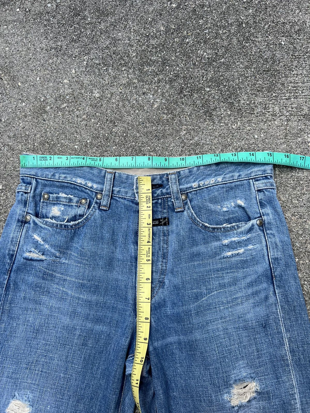 Marithe + Francois Girbaud Vintage Marithe Francois Girbaud Rips Distressed Denim Jeans Size US 29 - 2 Thumbnail