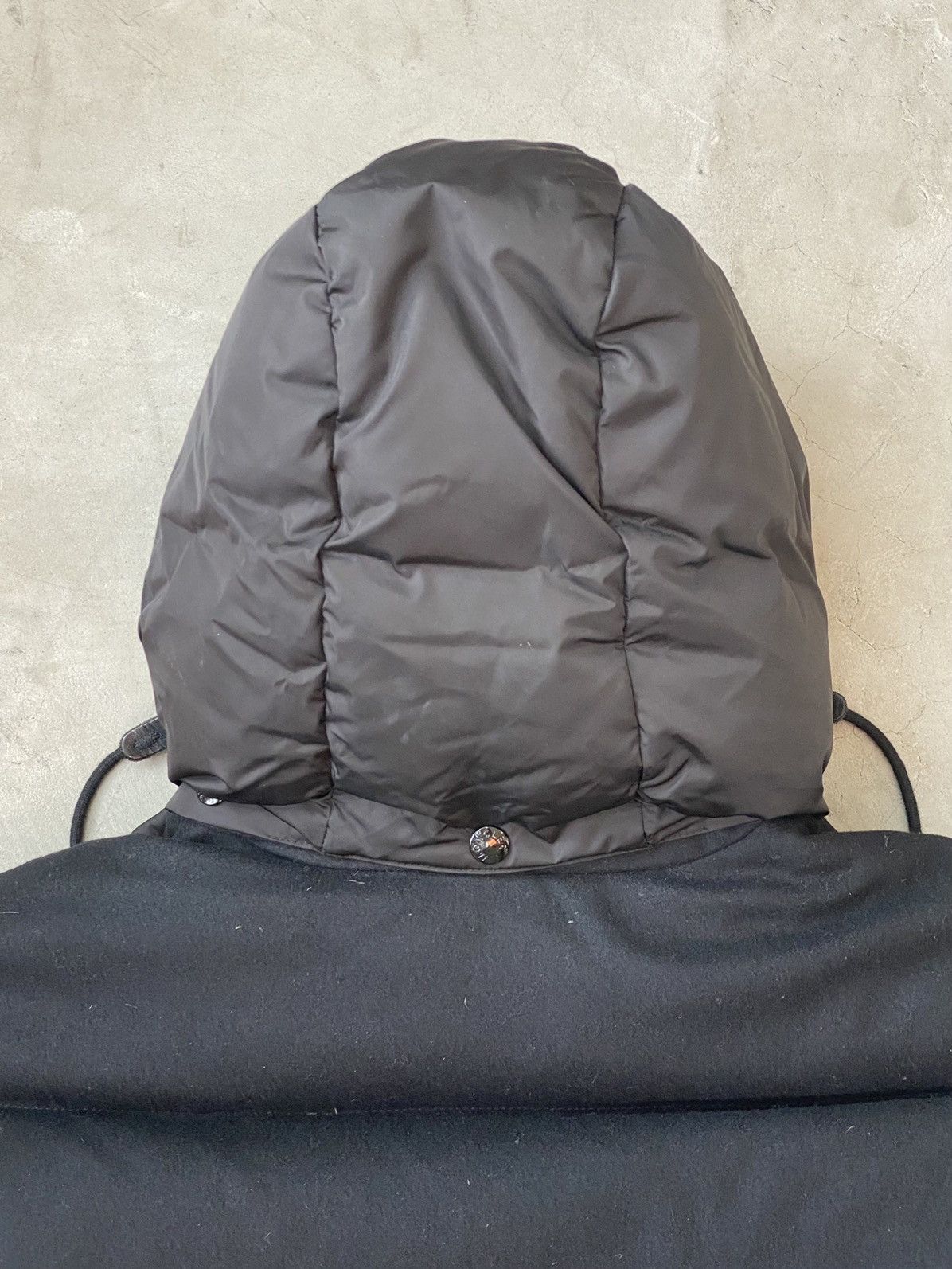 Moncler Moncler Tonal Wool & Nylon Quilted Down Jacket Size US L / EU 52-54 / 3 - 13 Thumbnail