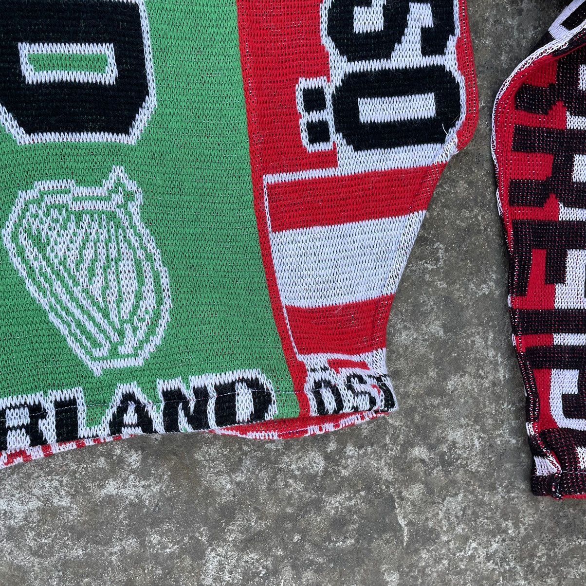 Vintage Vintage Custom Knit Sweater Rework Upcycling Football Scarf Size M / US 6-8 / IT 42-44 - 5 Thumbnail