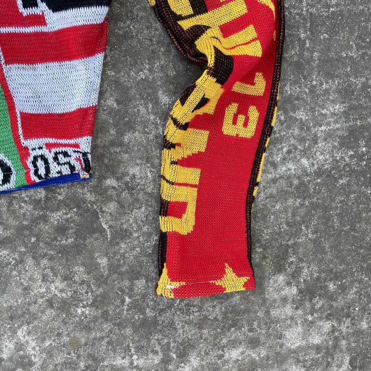 Vintage Vintage Custom Knit Sweater Rework Upcycling Football Scarf Size M / US 6-8 / IT 42-44 - 13 Thumbnail