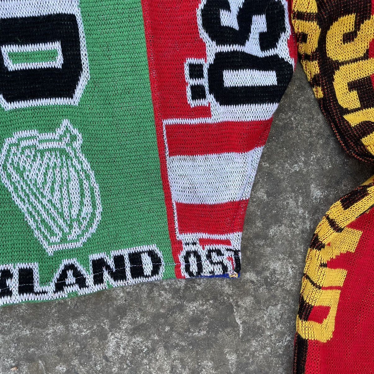 Vintage Vintage Custom Knit Sweater Rework Upcycling Football Scarf Size M / US 6-8 / IT 42-44 - 14 Thumbnail