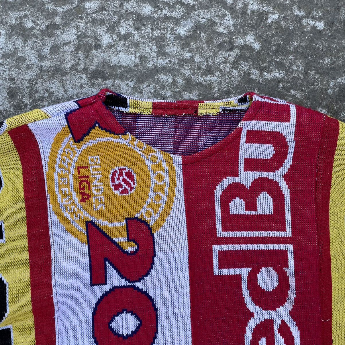 Vintage Vintage Custom Knit Sweater Rework Upcycling Gootball Scarf Size US M / EU 48-50 / 2 - 3 Thumbnail