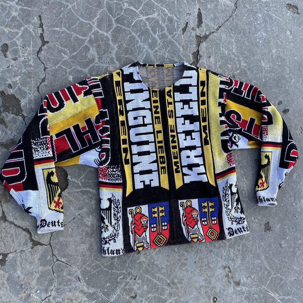 Handmade Expensive Custom Hand Made Sweater Football Scarf Streetwear Size US M / EU 48-50 / 2 - 1 Thumbnail