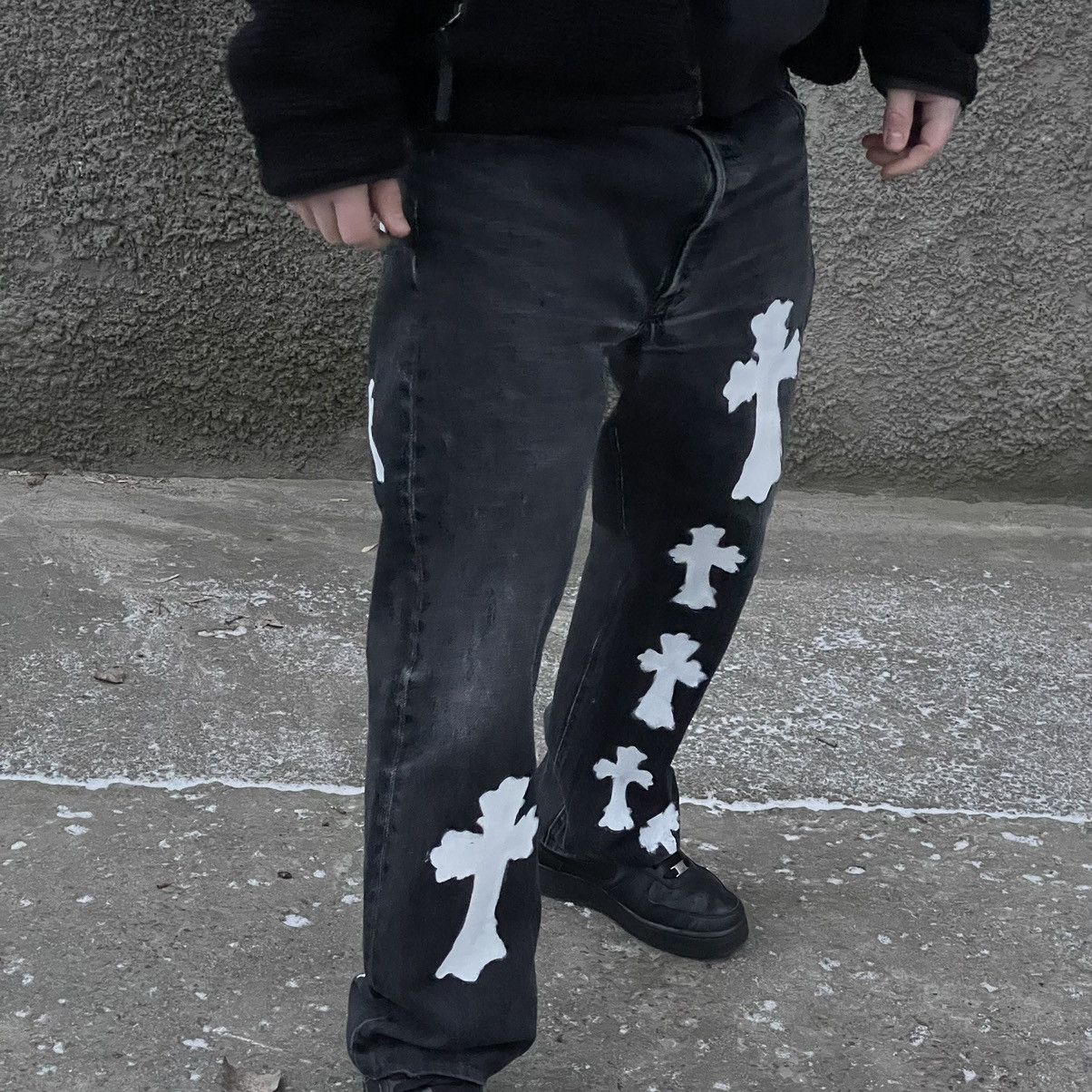 Levi's × Vintage Vintage Levi’s Custom Jeans W38xL30 90s Streetwear Pants Size US 38 / EU 54 - 7 Thumbnail