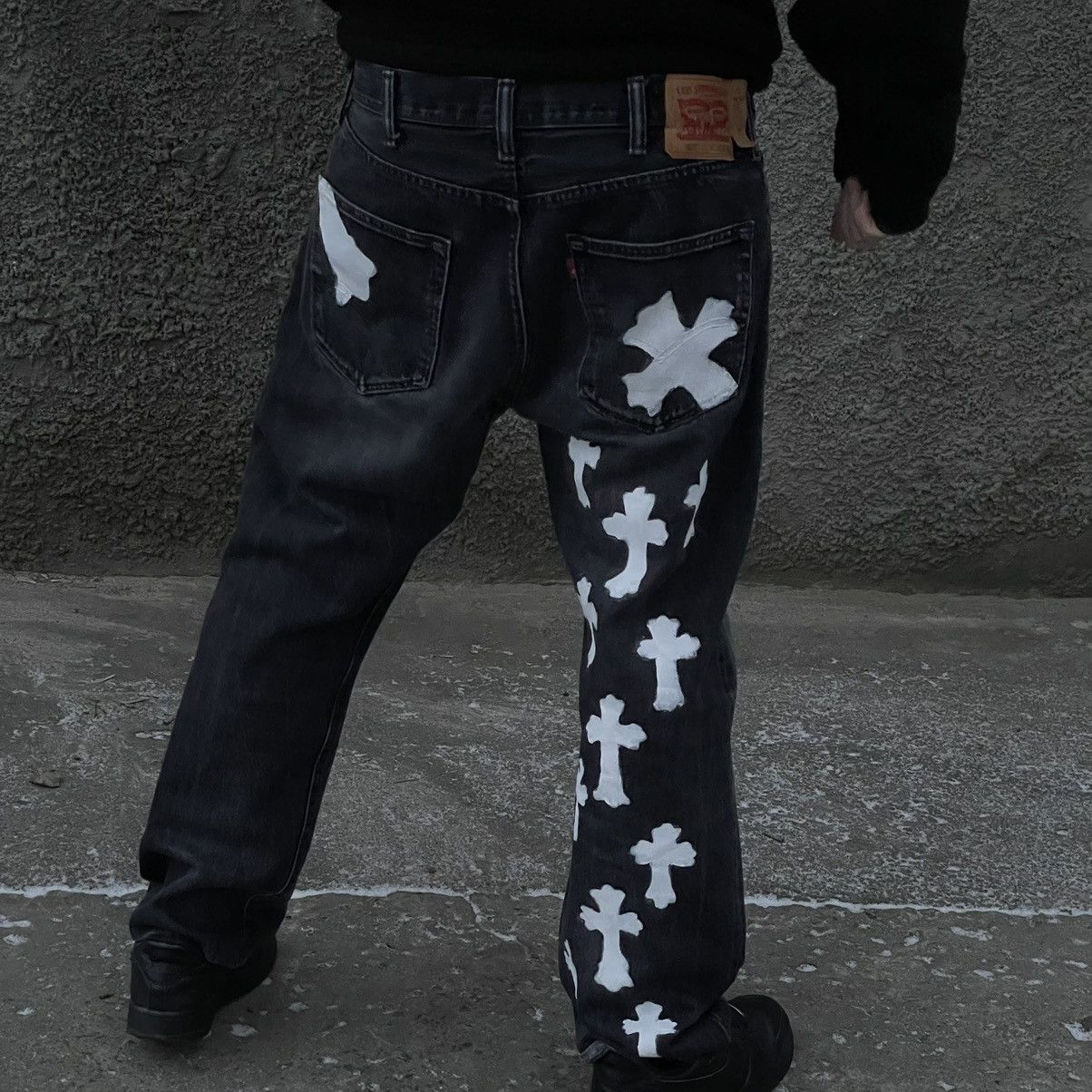Levi's × Vintage Vintage Levi’s Custom Jeans W38xL30 90s Streetwear Pants Size US 38 / EU 54 - 8 Thumbnail