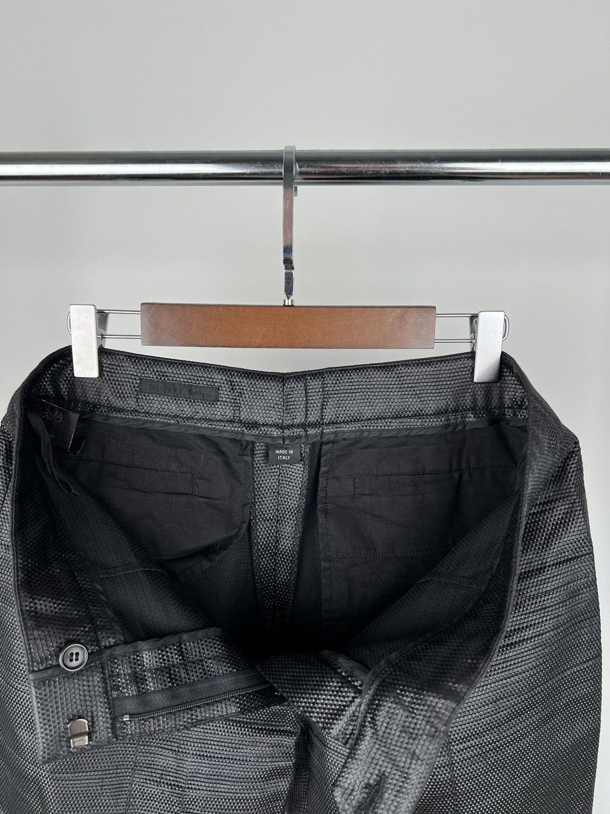 Helmut Lang Helmut Lang Archive Vintage Pants Pigtail Basket Weave Size 28" / US 6 / IT 42 - 4 Thumbnail