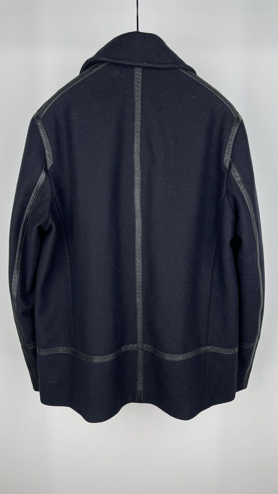 Allsaints Allsaints Salter Pea Coat Double Wool Size US L / EU 52-54 / 3 - 2 Thumbnail