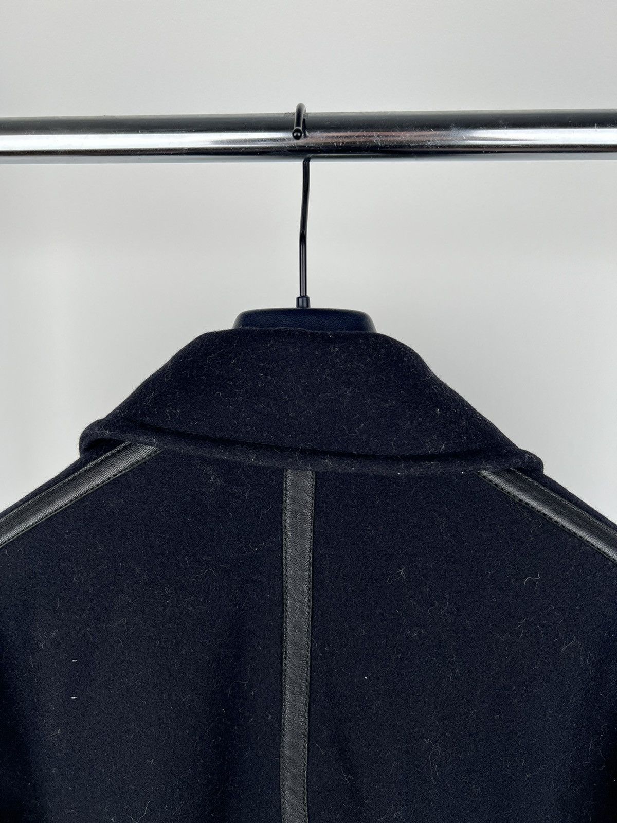 Allsaints Allsaints Salter Pea Coat Double Wool Size US L / EU 52-54 / 3 - 10 Thumbnail