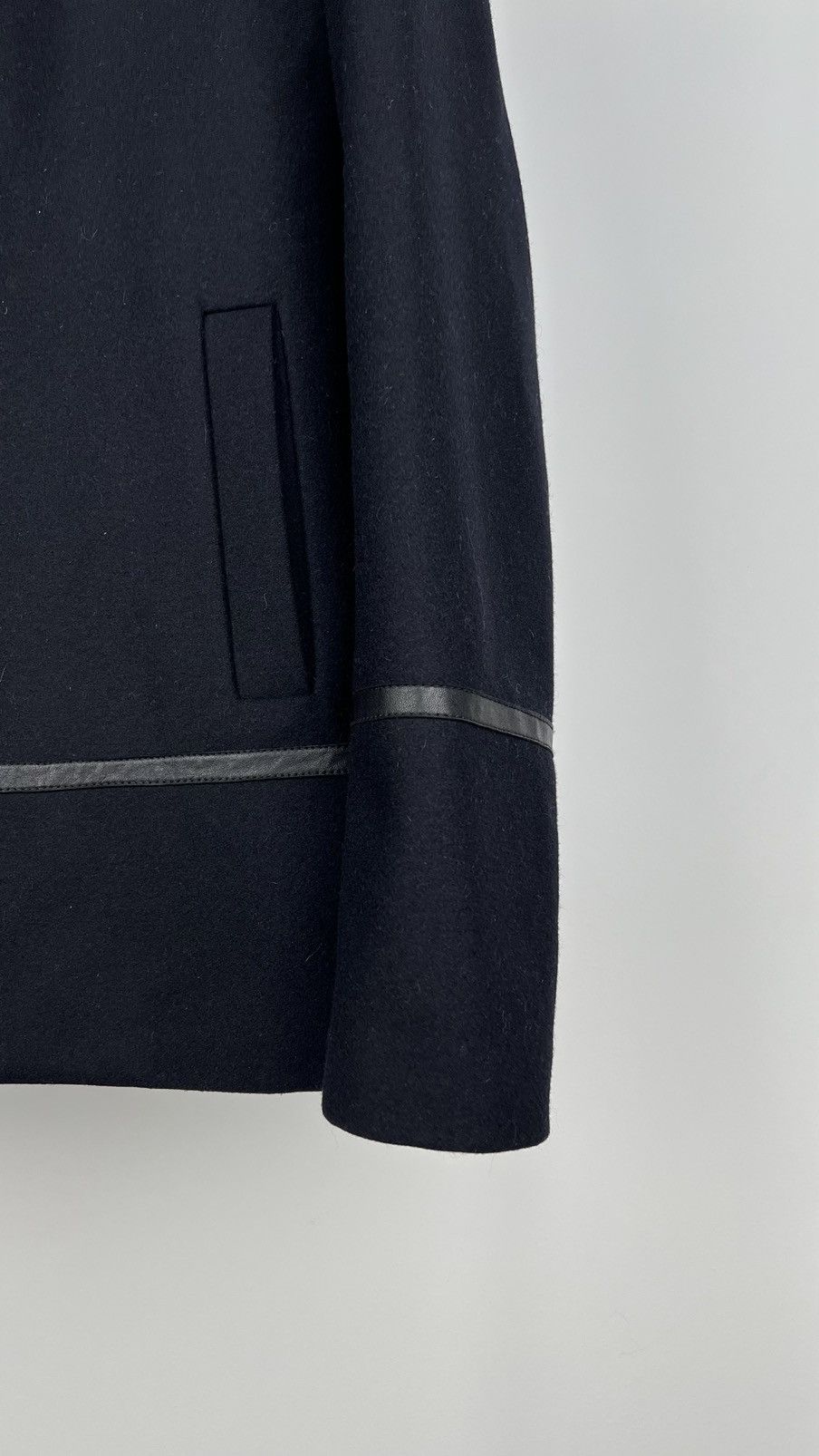 Allsaints Allsaints Salter Pea Coat Double Wool Size US L / EU 52-54 / 3 - 6 Thumbnail