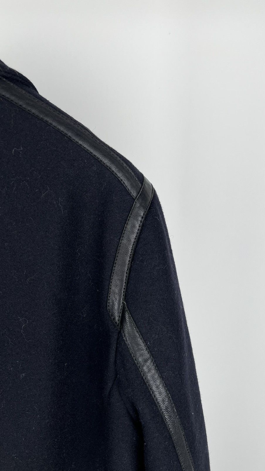 Allsaints Allsaints Salter Pea Coat Double Wool Size US L / EU 52-54 / 3 - 11 Thumbnail