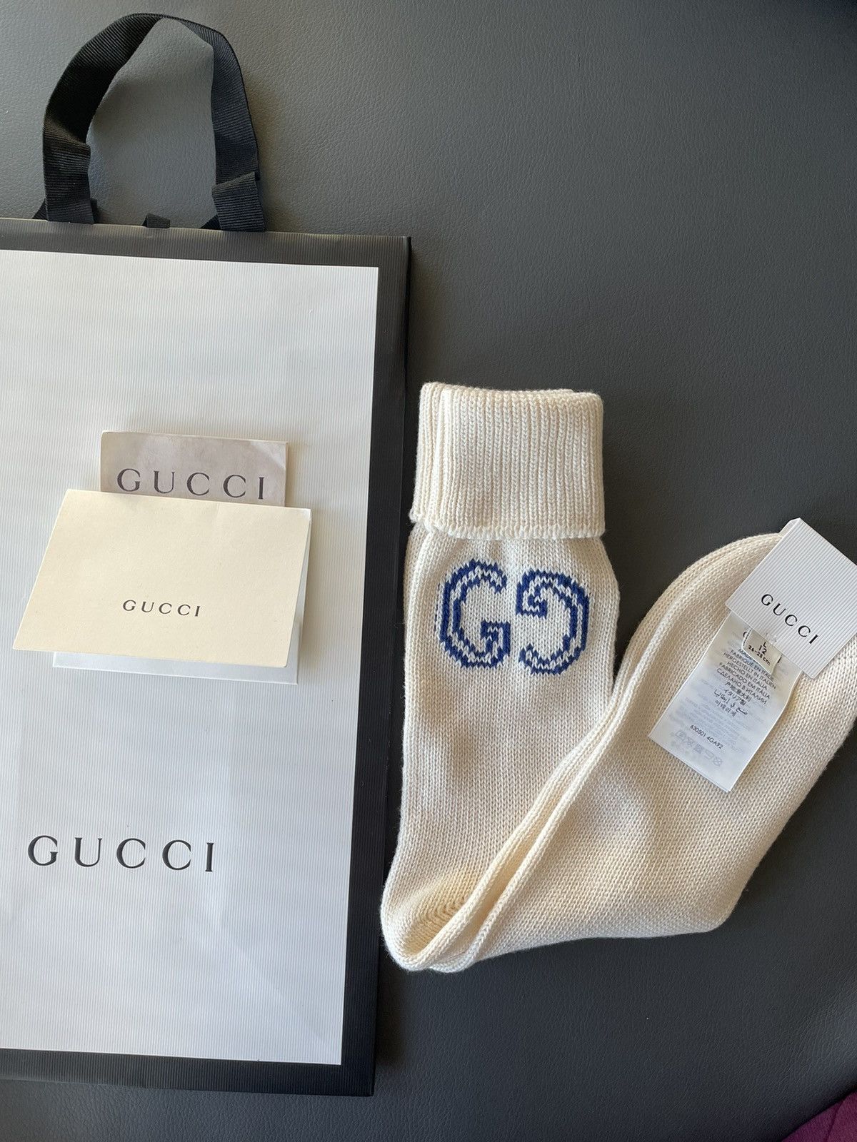 Gucci Iconic Limited Edition Rare Brand New GG Logo Socks Size ONE SIZE - 13 Thumbnail