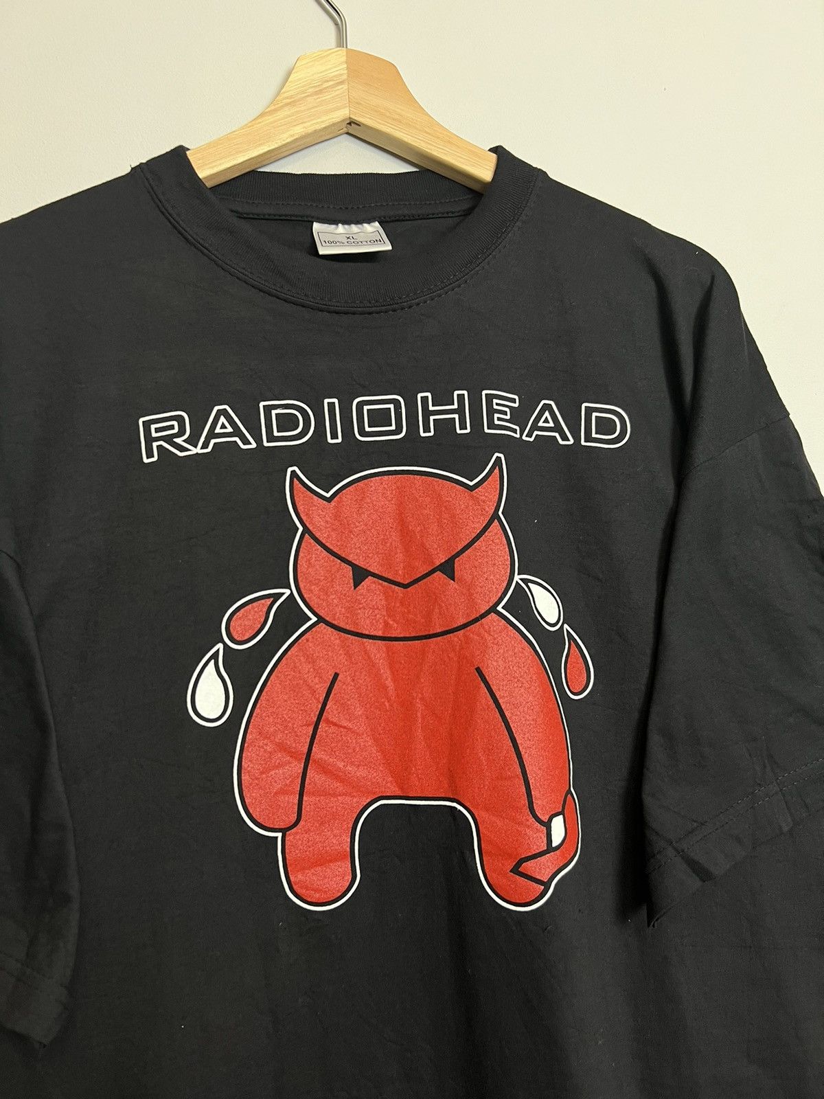 Band Tees Rare Vintage 00s Radiohead Amnesiac Promo Album Tshirt Rock Size US XL / EU 56 / 4 - 2 Thumbnail