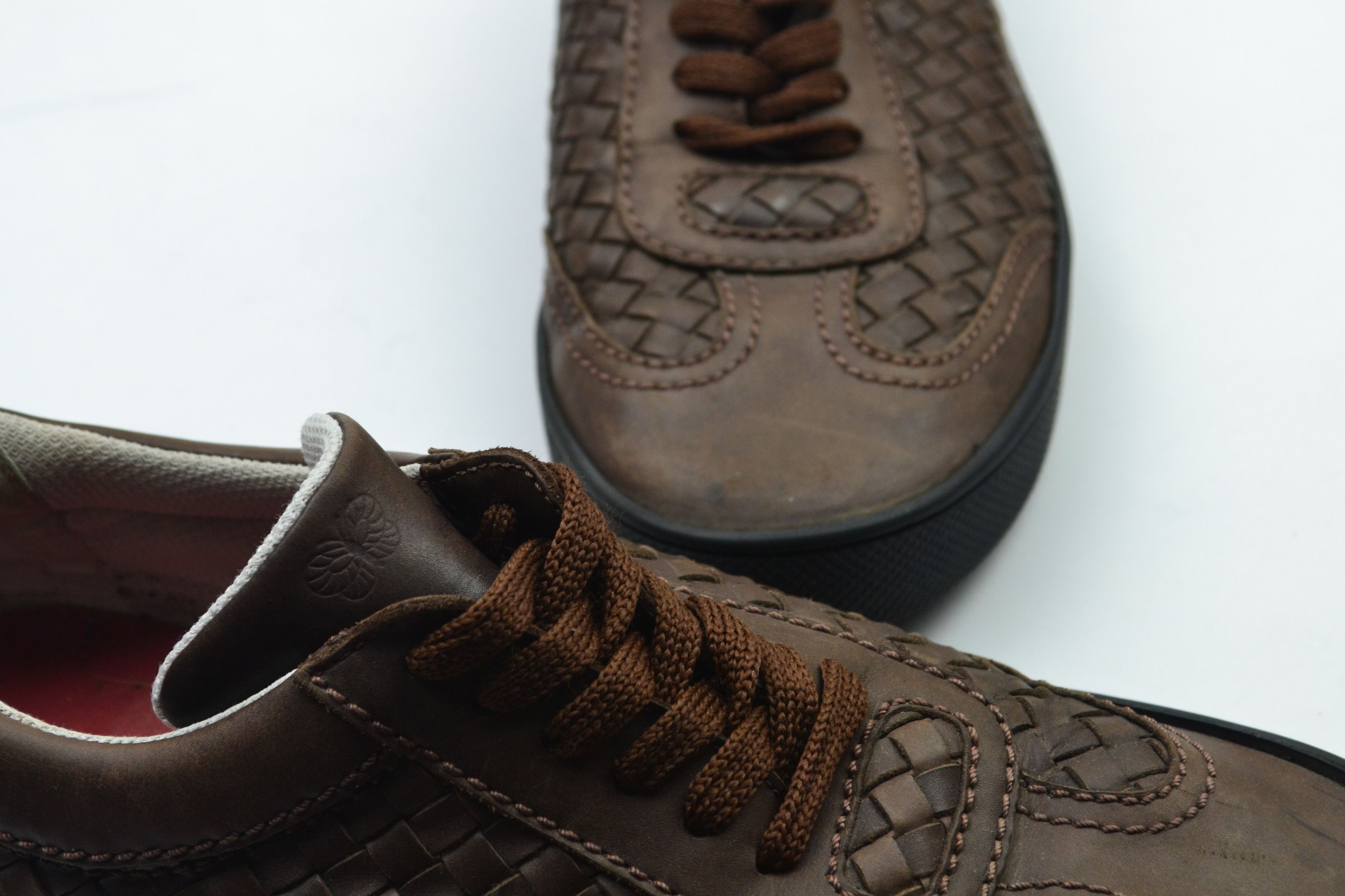 Bottega Veneta Bottega Veneta Sneakers Brown Shoes Black Lace Up Size US 7 / EU 40 - 6 Thumbnail