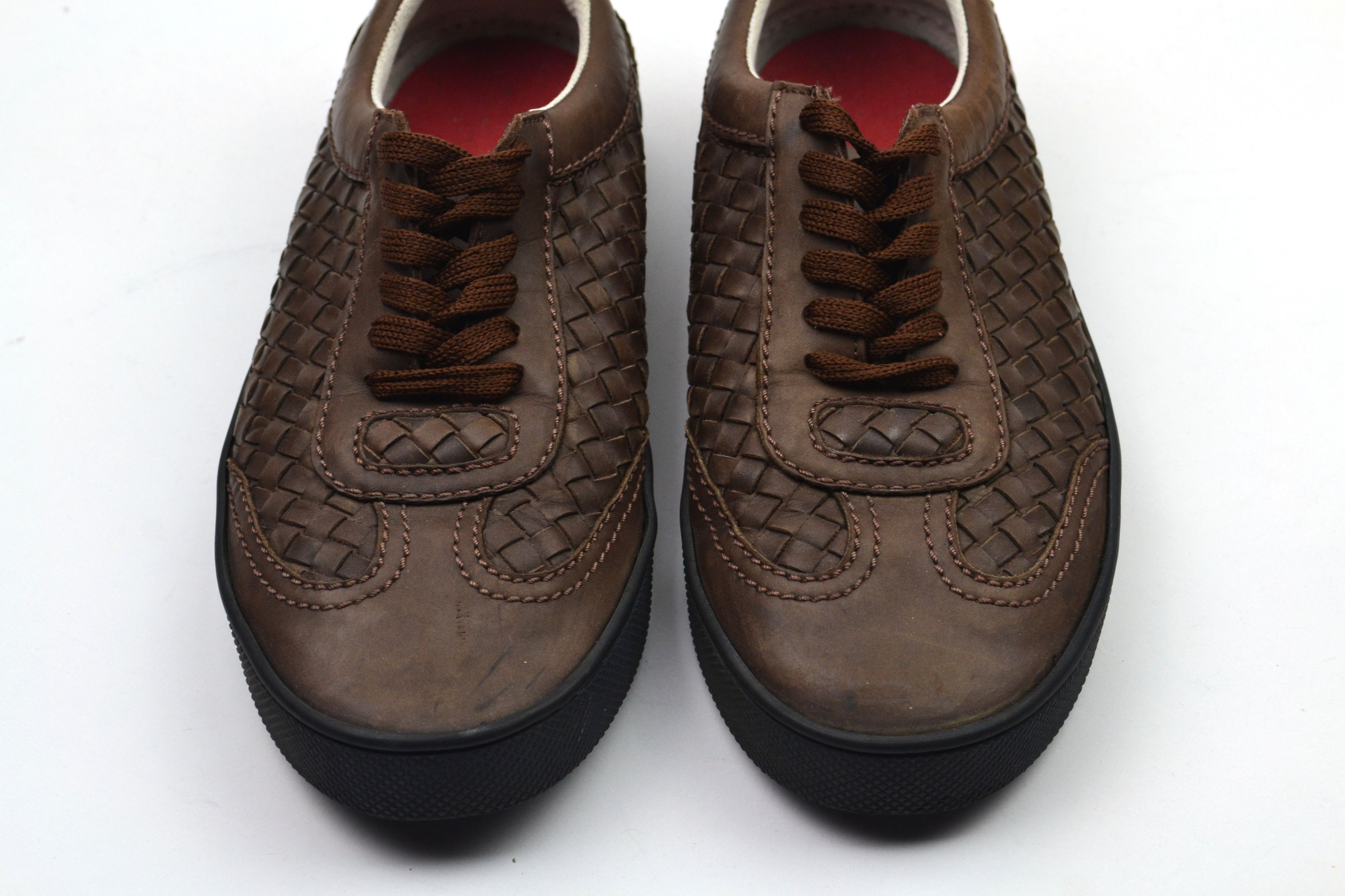 Bottega Veneta Bottega Veneta Sneakers Brown Shoes Black Lace Up Size US 7 / EU 40 - 3 Thumbnail