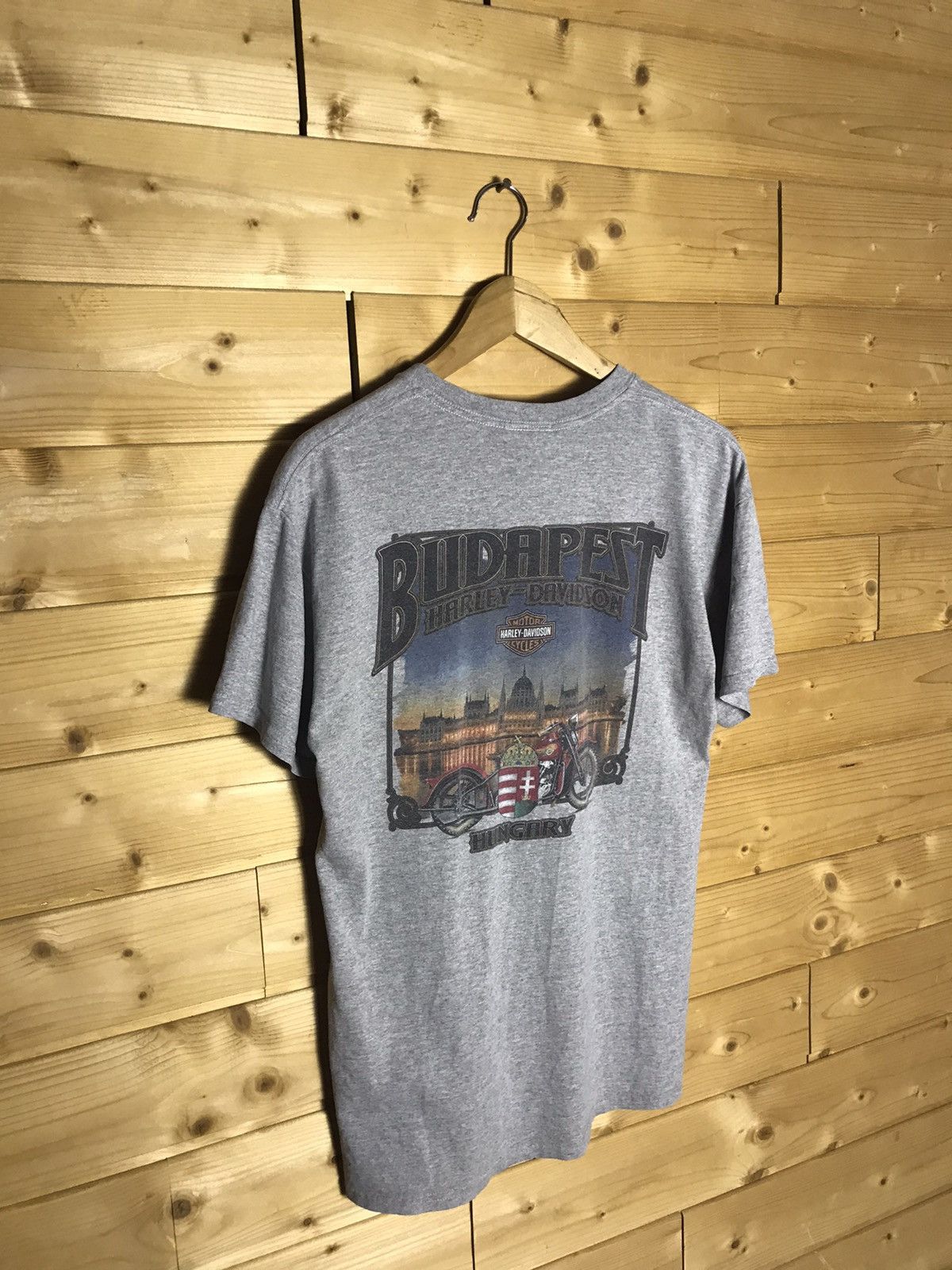 Vintage Harley Davidson Budapest t-shirt Size US M / EU 48-50 / 2 - 1 Thumbnail