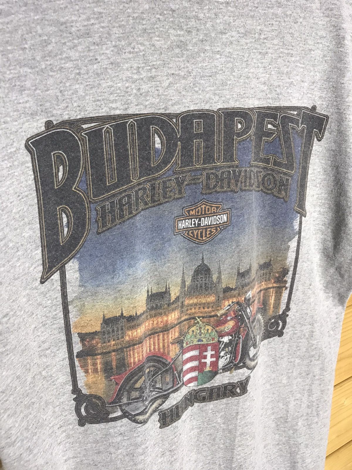 Vintage Harley Davidson Budapest t-shirt Size US M / EU 48-50 / 2 - 9 Thumbnail