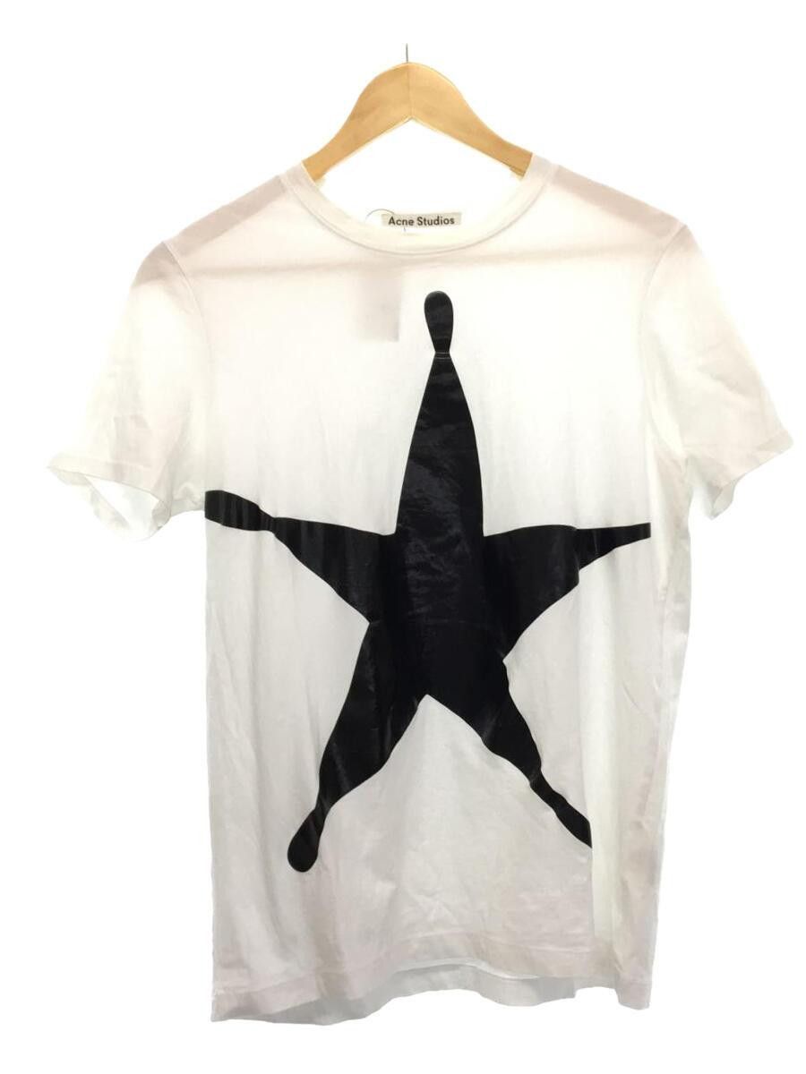 image of Acne Studios Star Graphic Tee in White, Women's (Size Medium)