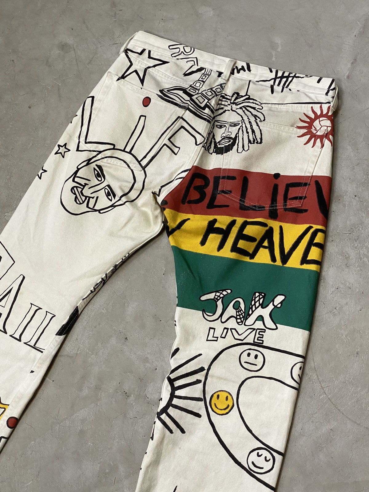 Comme des Garcons AD2002 Junya Watanabe “Bob Marley” Pants Size US 32 / EU 48 - 11 Thumbnail