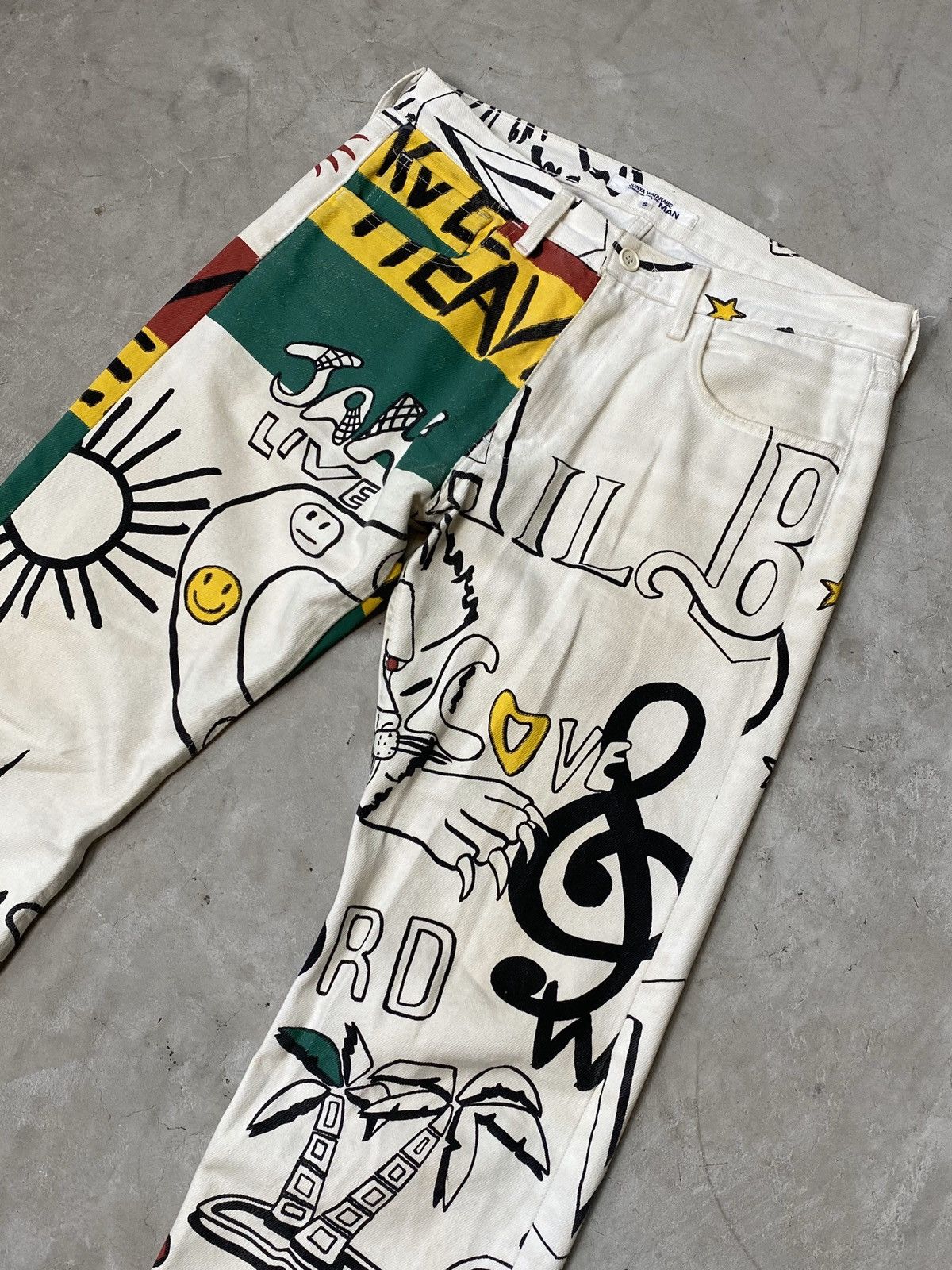 Comme des Garcons AD2002 Junya Watanabe “Bob Marley” Pants Size US 32 / EU 48 - 2 Thumbnail
