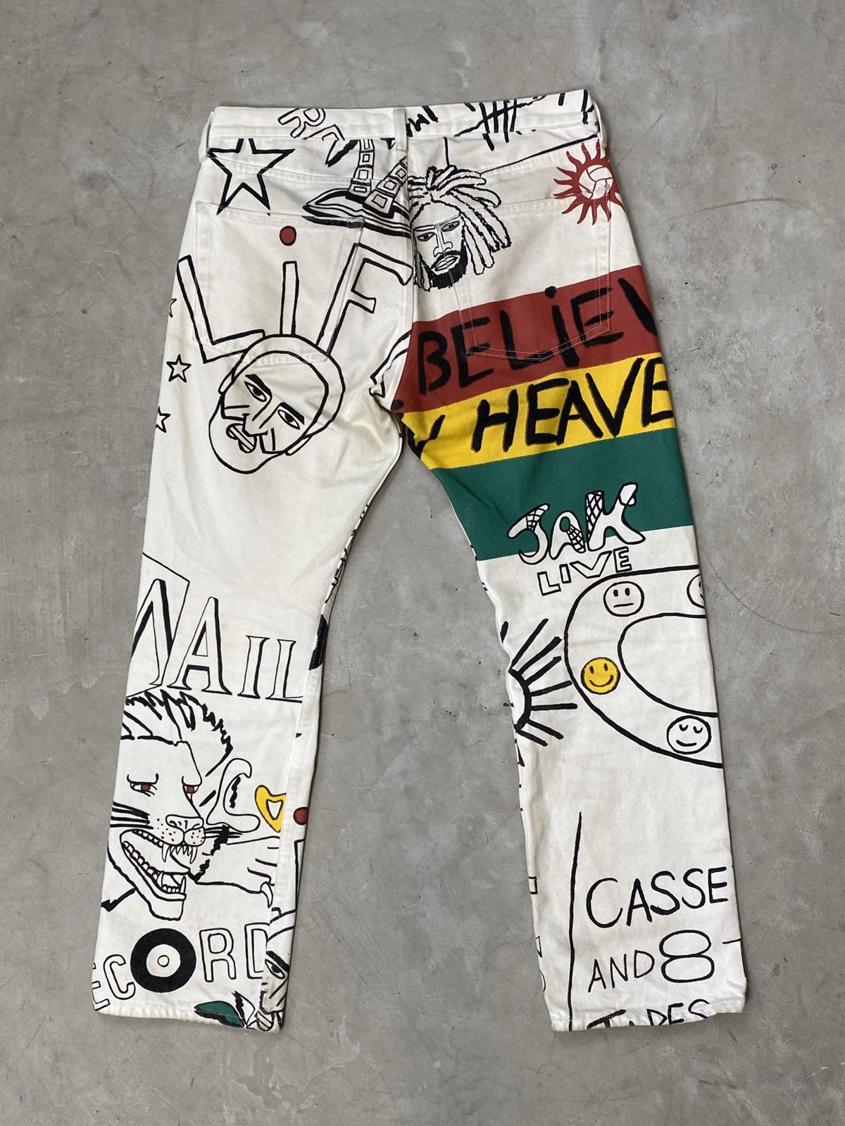 Comme des Garcons AD2002 Junya Watanabe “Bob Marley” Pants Size US 32 / EU 48 - 9 Thumbnail