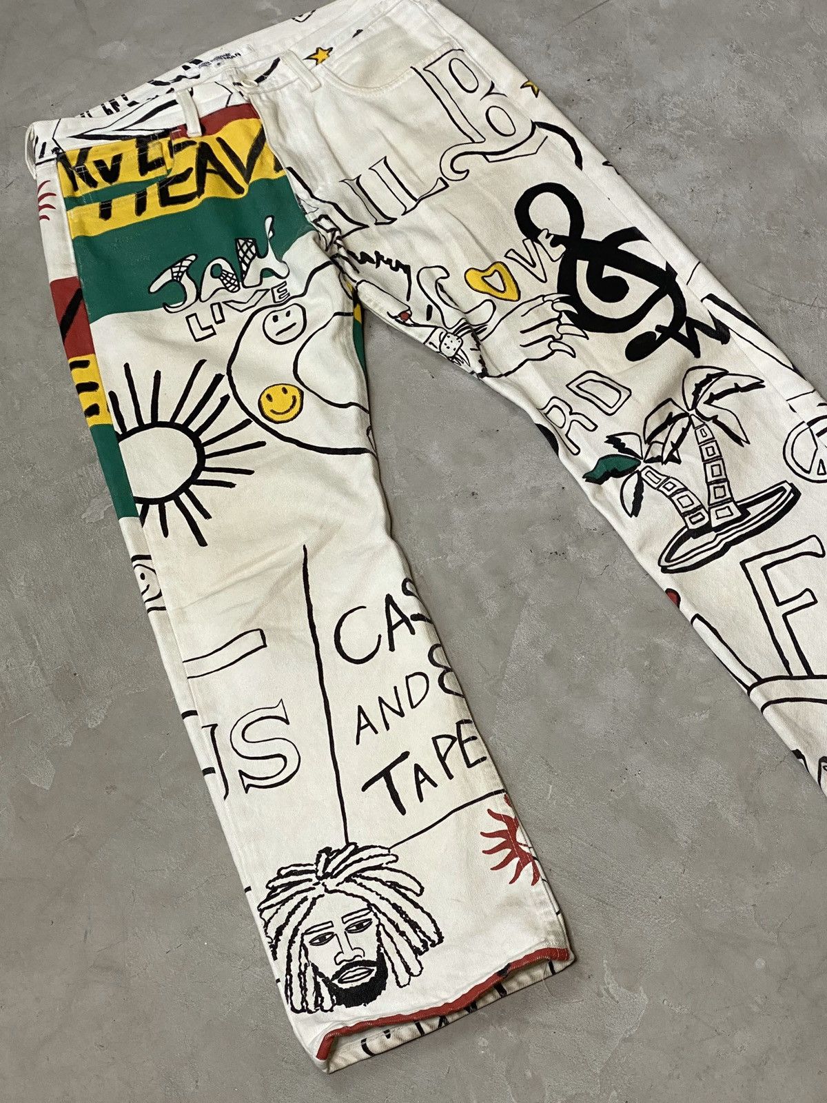 Comme des Garcons AD2002 Junya Watanabe “Bob Marley” Pants Size US 32 / EU 48 - 3 Thumbnail