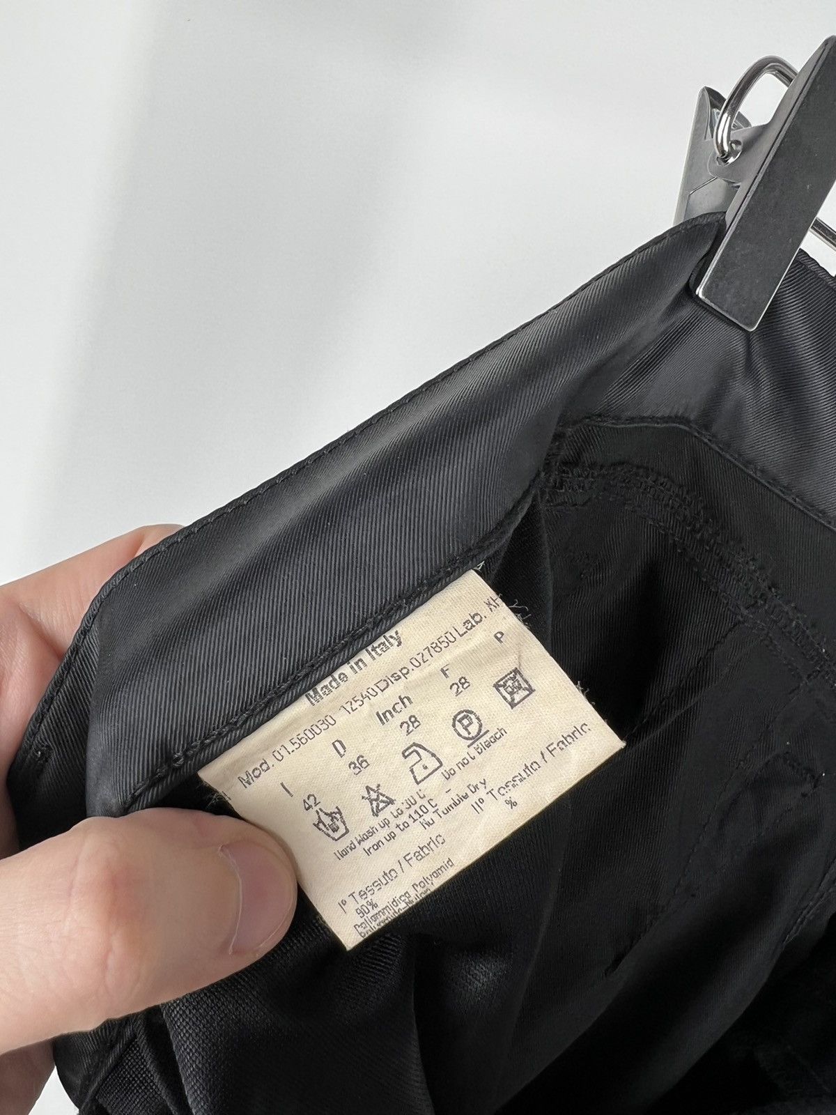 Fendi Vintage Fendi Black Monogram Nylon Pants Size 28" / US 6 / IT 42 - 11 Thumbnail