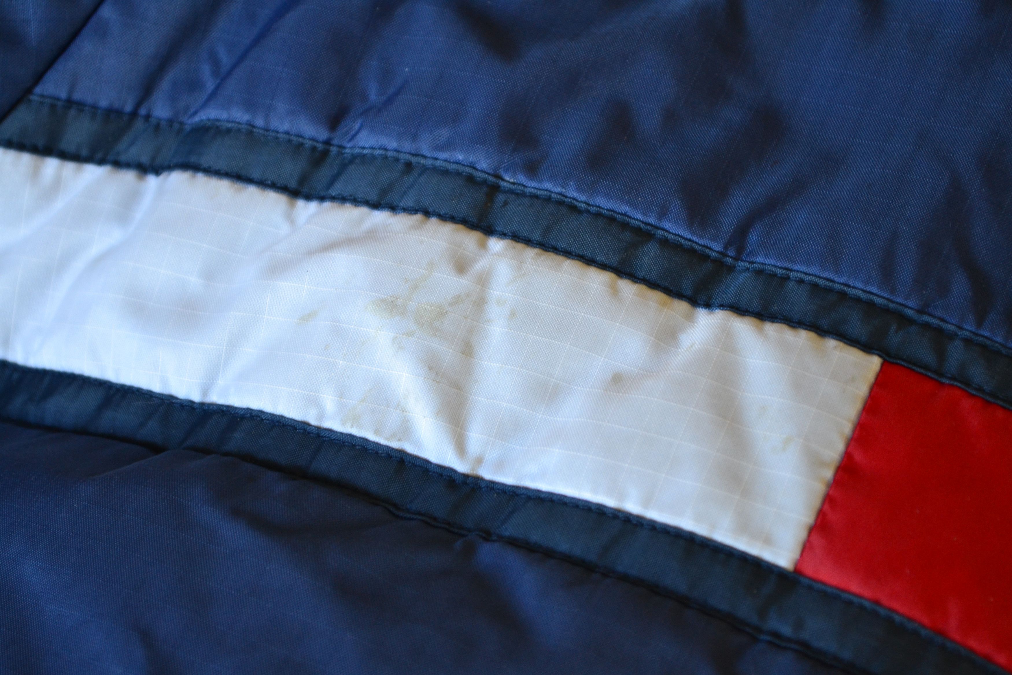 Tommy Hilfiger 🔴 Tommy Hilfiger Jacket Warm Coat Oversize Big Logo White Size US XL / EU 56 / 4 - 18 Thumbnail
