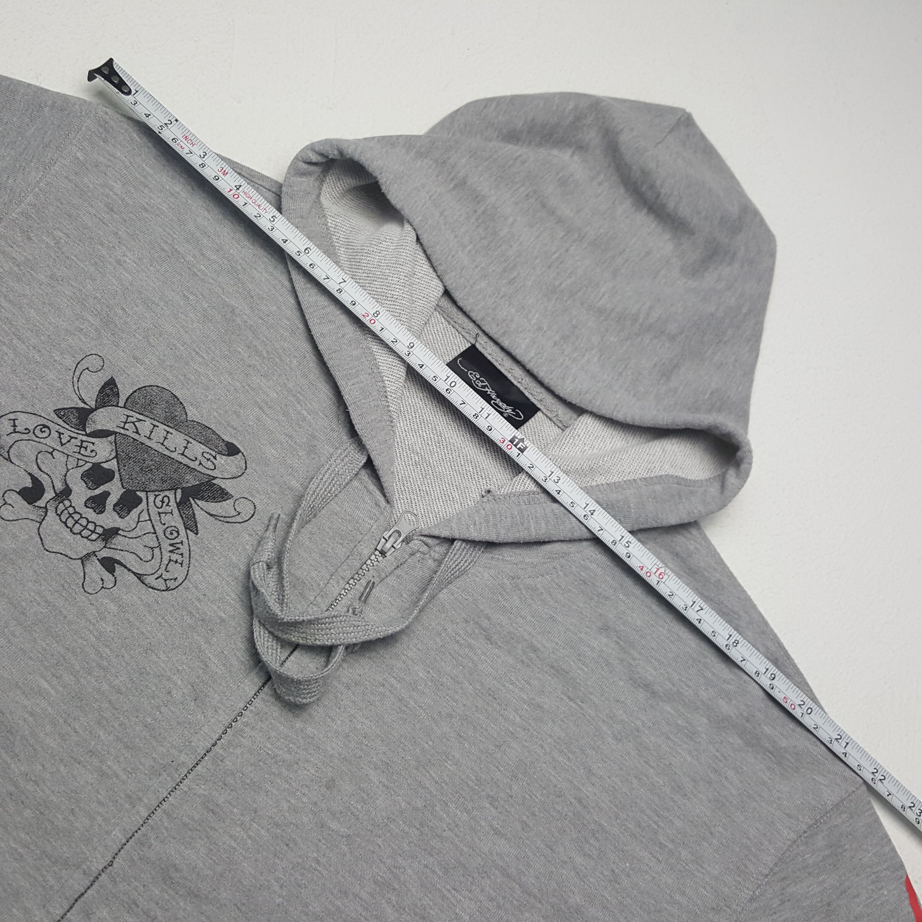 Christian Audigier × Ed Hardy × Vintage Ed Hardy x Christian Audigier Skull Zipper Jacket Hoodies Size US L / EU 52-54 / 3 - 6 Thumbnail