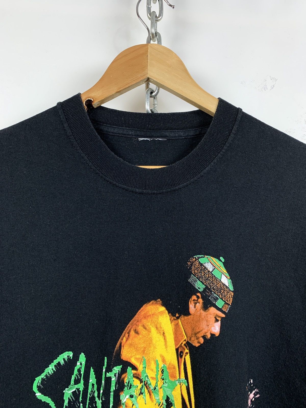 Band Tees 1999 Vintage Carlos Santana Supernatural Tour T-Shirt Size US M / EU 48-50 / 2 - 7 Thumbnail
