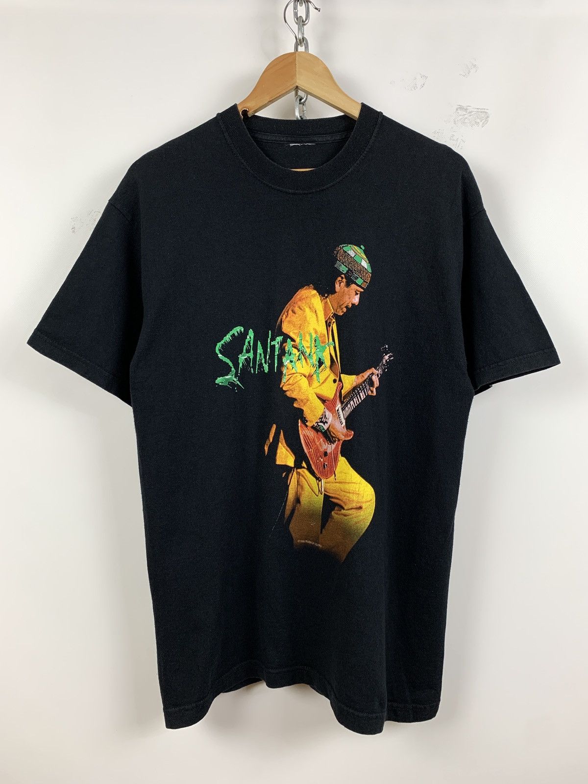 Band Tees 1999 Vintage Carlos Santana Supernatural Tour T-Shirt Size US M / EU 48-50 / 2 - 1 Thumbnail