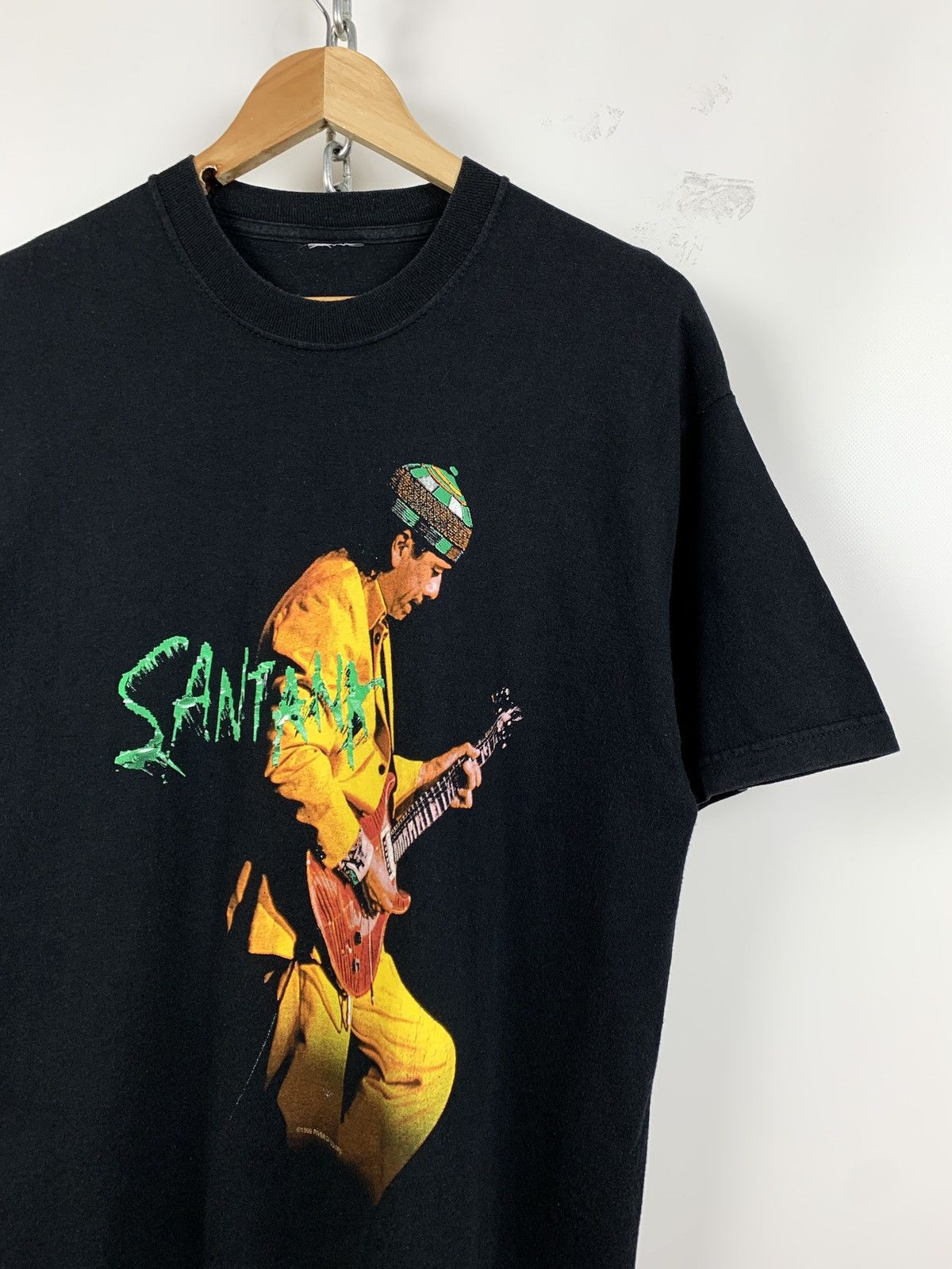 Band Tees 1999 Vintage Carlos Santana Supernatural Tour T-Shirt Size US M / EU 48-50 / 2 - 4 Thumbnail