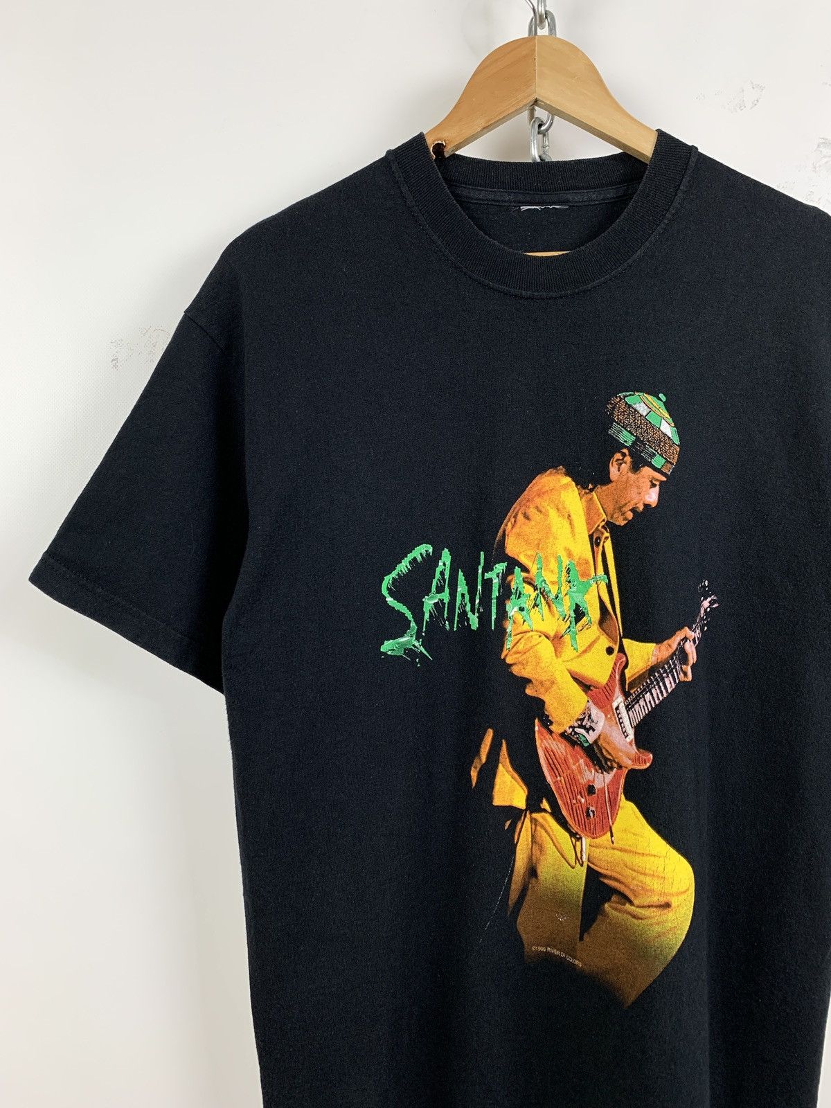 Band Tees 1999 Vintage Carlos Santana Supernatural Tour T-Shirt Size US M / EU 48-50 / 2 - 3 Thumbnail