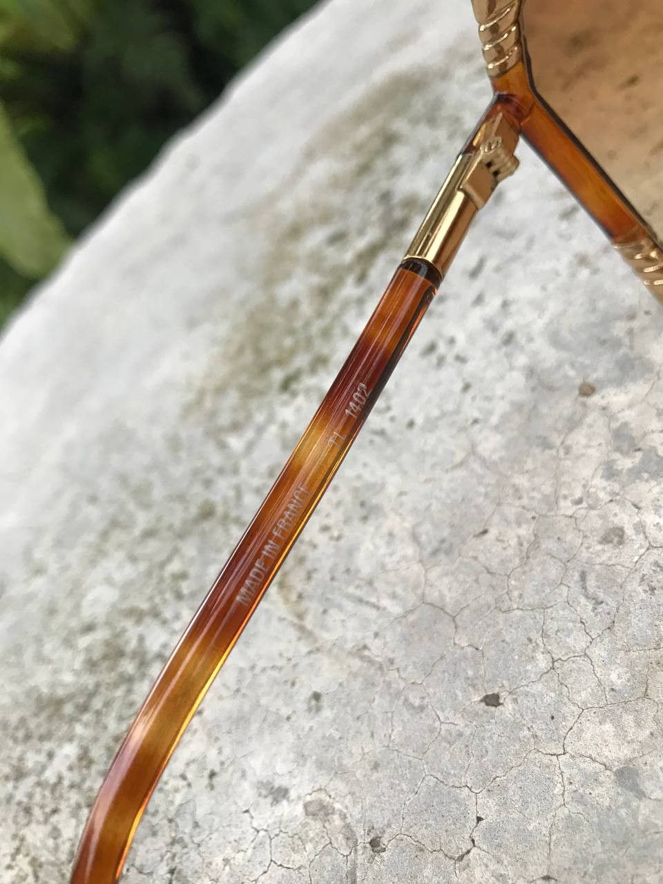 TED LAPIDUS × Vintage Vintage Ted Lapidus Paris TL 1402 Sunglasses Size ONE SIZE - 5 Thumbnail