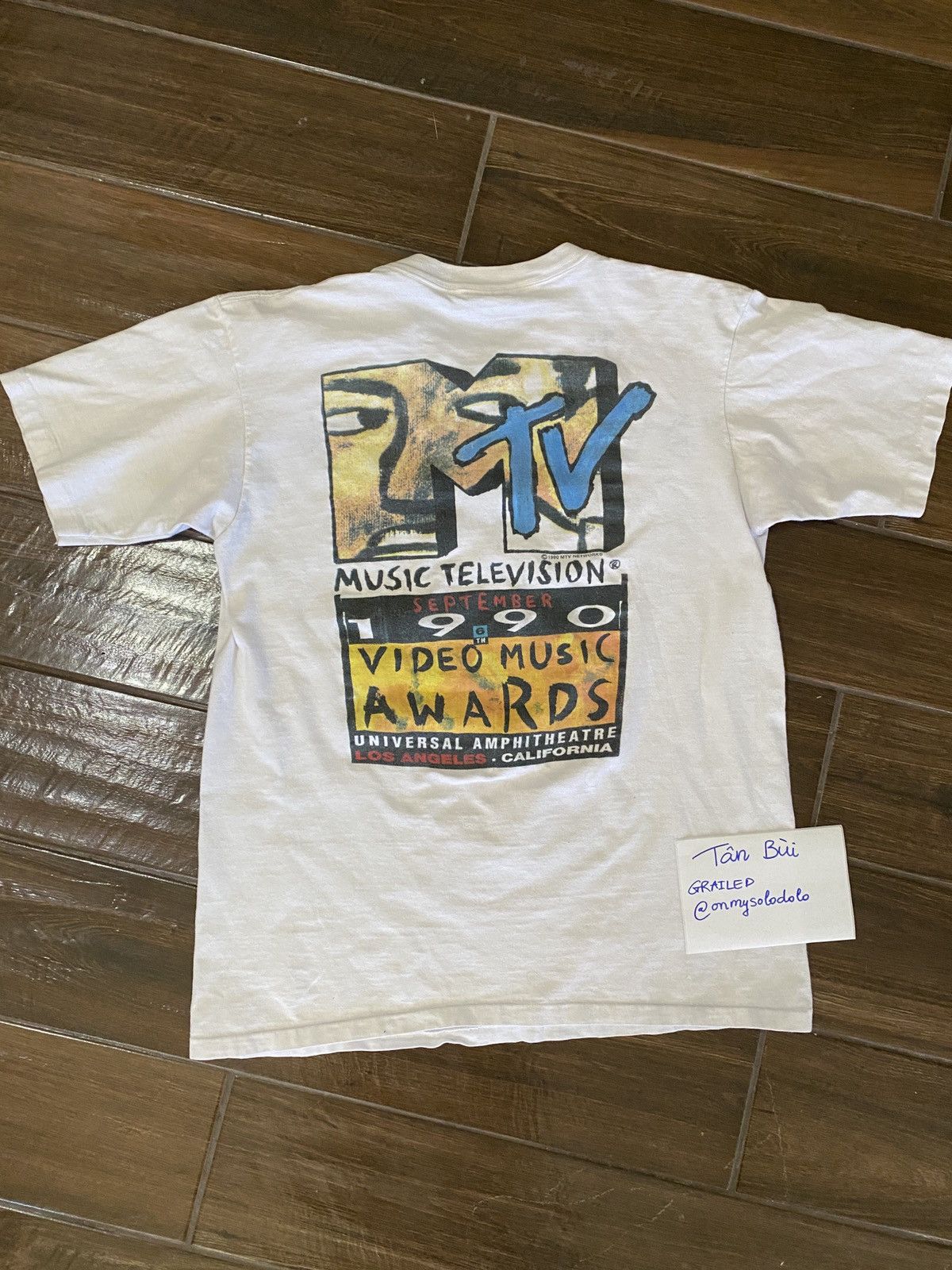 Mtv × Vintage Vintage 1990 Censorship Is Unamerican MTV T-Shirt 