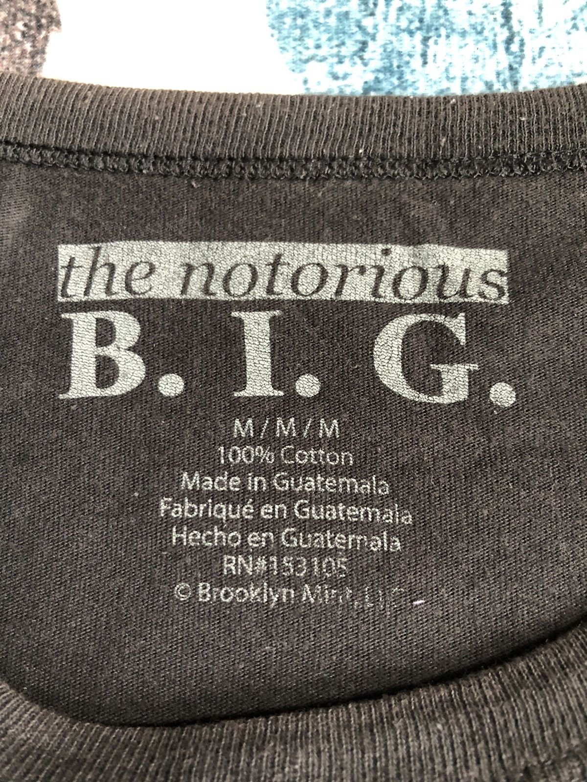 Band Tees × Rap Tees THE NOTORIOUS B.I.G SOLD OUT TICKETS 1994 REPRO SHIRT Size US L / EU 52-54 / 3 - 3 Thumbnail